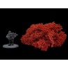 Lichen tempted in red