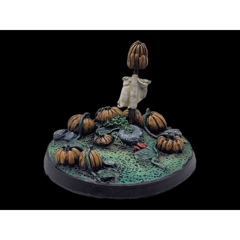 Diorama pumpkin patch