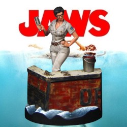 Chef Brody pin up Les dents de la mer 75mm