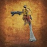 Ange de la mort, armé d'un lance-flamme et mitrailleuse, vue de dos sur le jet pack