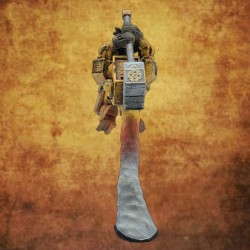 Ange de la mort, avec marteau d'arme électrique, vue de dos, avec détail jet pack