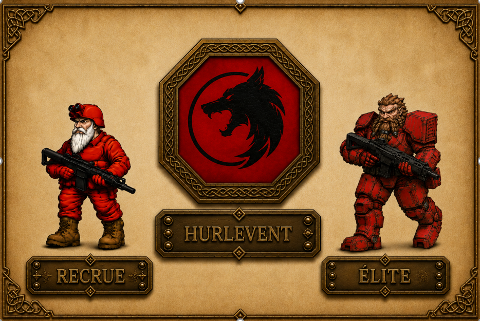 THE HUGE ARMY OF DWARF - Famille HURLEVENT