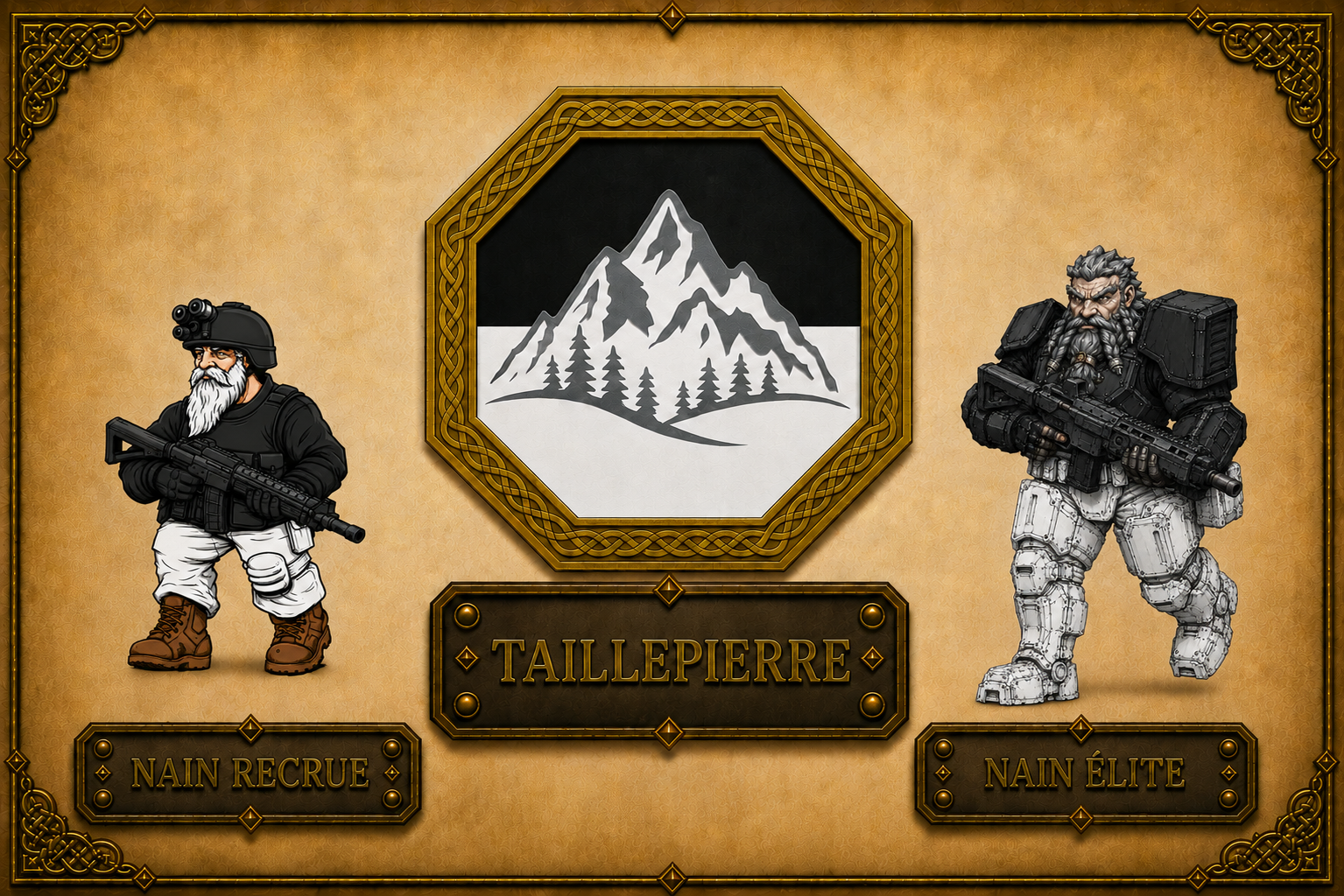 THE HUGER ARMY OF DWARF - Famille Taillepierre